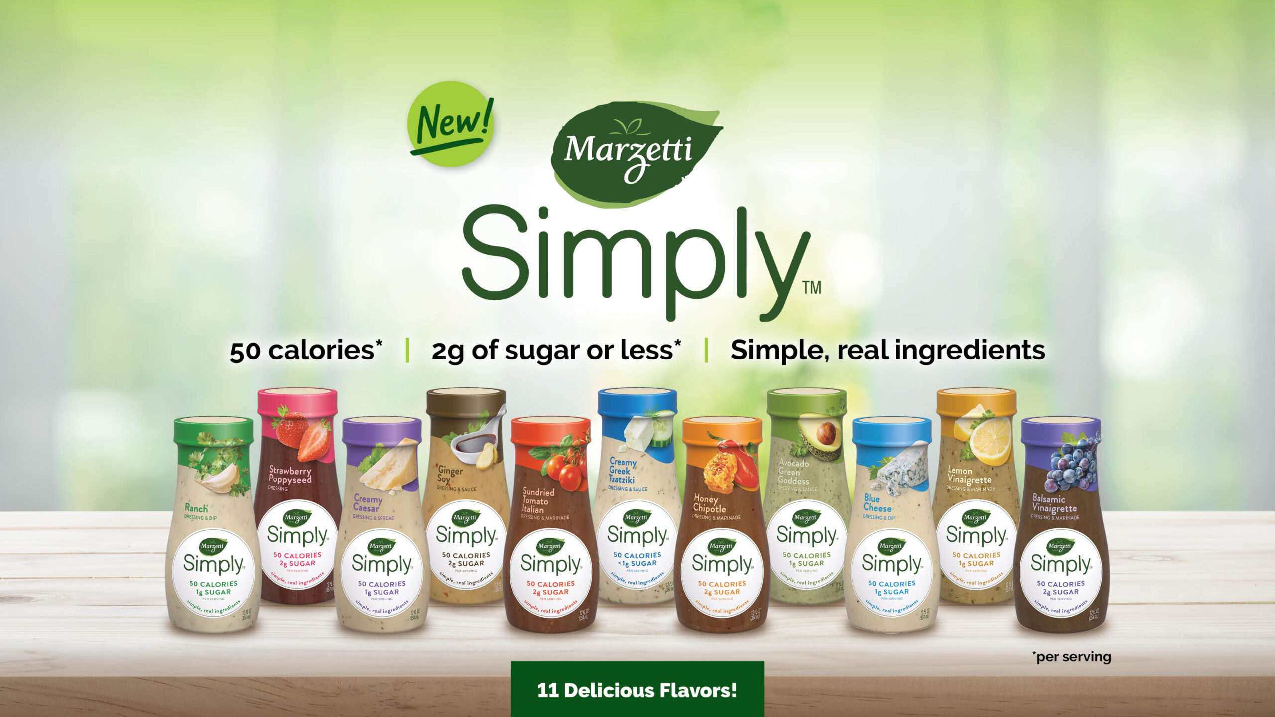 Simply | 50 Calories* | 2g of Sugar or Less* | Simply, Real Ingredients
