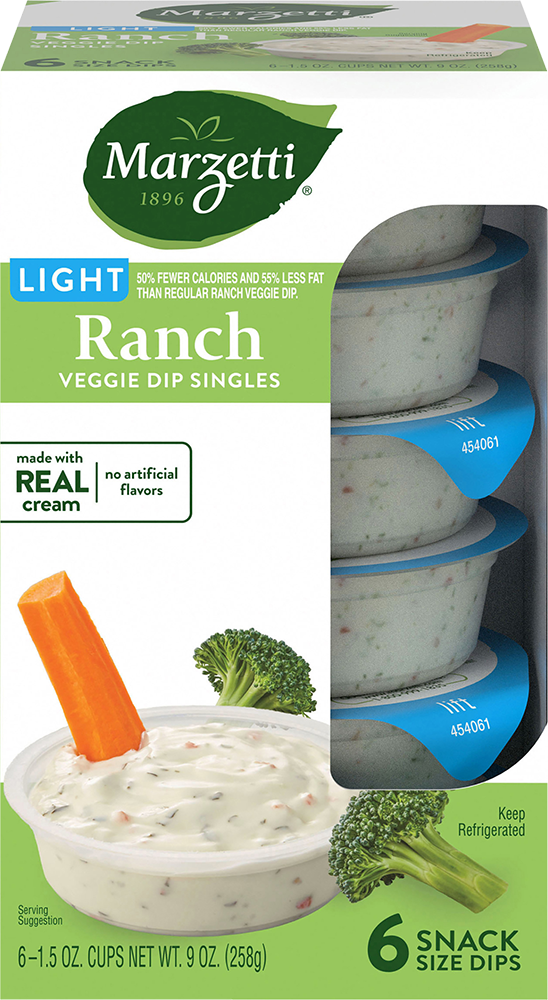 Light Ranch Veggie Dip Singles